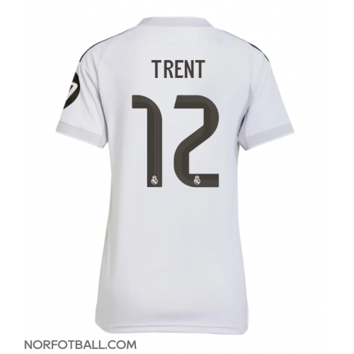 Billige Fotballdrakt Real Madrid Alexander-Arnold #12 Replika Hjemmedrakt Dame 2025-26 Kortermet Billige Fotballdrakt Real Madrid Alexander-Arnold #12 Replika Hjemmedrakt Dame 2025-26 Kortermet